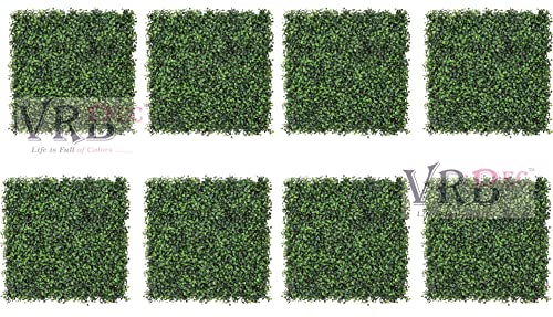 Genson VRB Dec Artificial Grass Vertical Wall Small Leaves Tiles | Vertical Garden Wall Tiles (40 X 60 Cm) (Pack Of 8), Green For Rs. 2036 @ 49% off