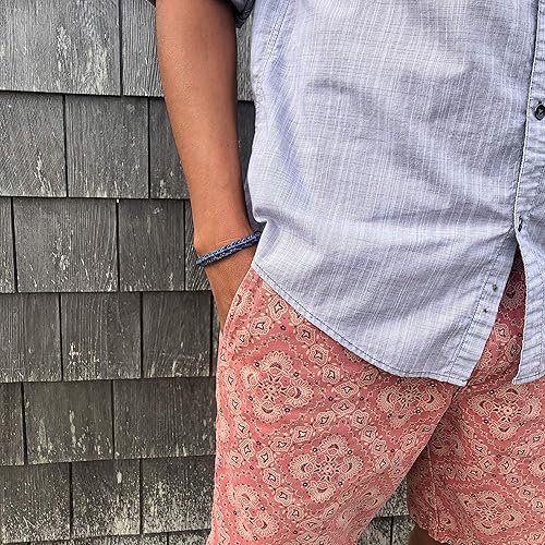 Vista 10 de Rumi Sumaq Pulseras con lazo de bandera del orgullo y el país, macramé tejida anudada a mano, cola de pez y trenzada, pulseras unisex ajustables