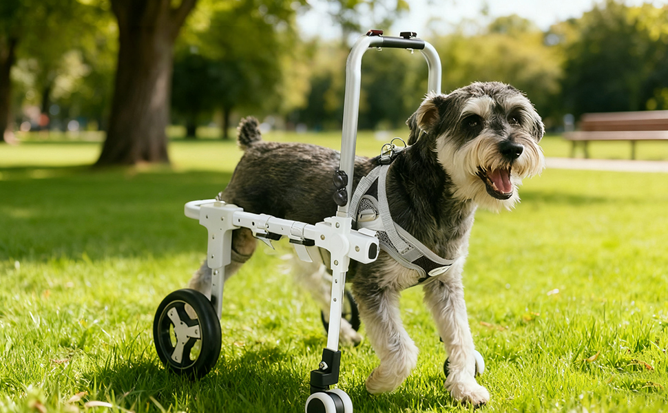 Amazon.co.jp: JELFUNY 犬用車椅子 犬用歩行器 ペット車椅子 4輪歩行