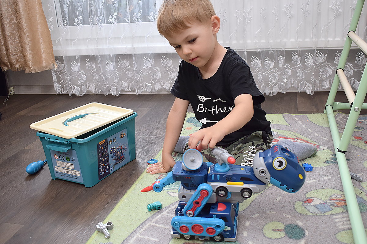 Amazon.com: Take Apart Vehicle Magnetic Toy, 5-in-1 Tool Building