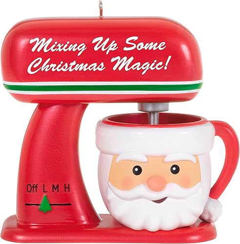 Hallmark Keepsake Adorno de Navidad para hornear 2023, mezclador mágico, regalo para panaderos, abuelas, mamás