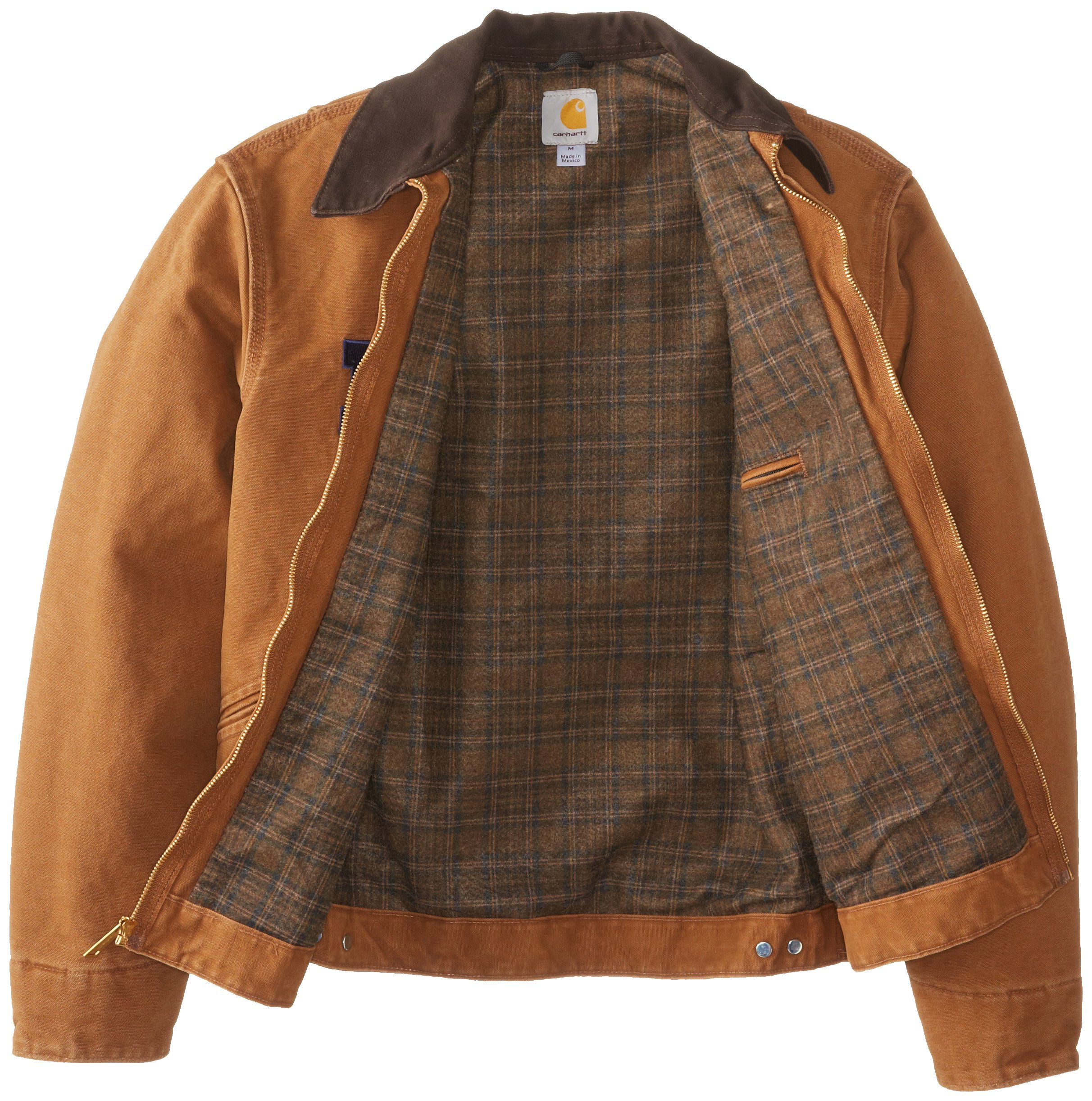 NCAA Michigan Wolverines Men's Sandstone Detroit Jacket, Carhartt