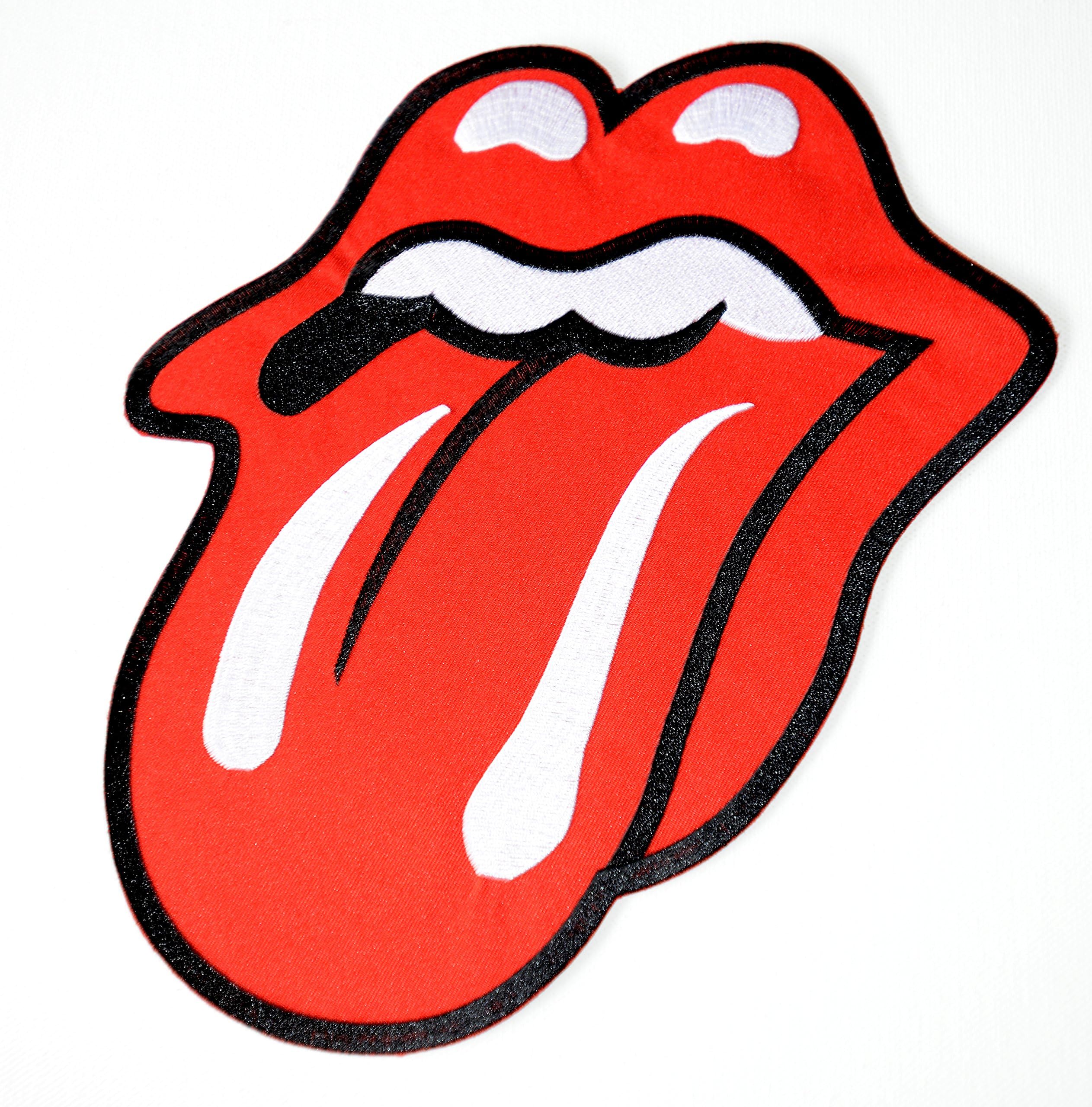 Rolling Stones LEGENDS OF ROCK Sticky Fingers Logo Embroidered Iron on Patch (Large Size 19cm x 27cm).Sold by Deal from Home, Next Day delivery, Sent from u.k