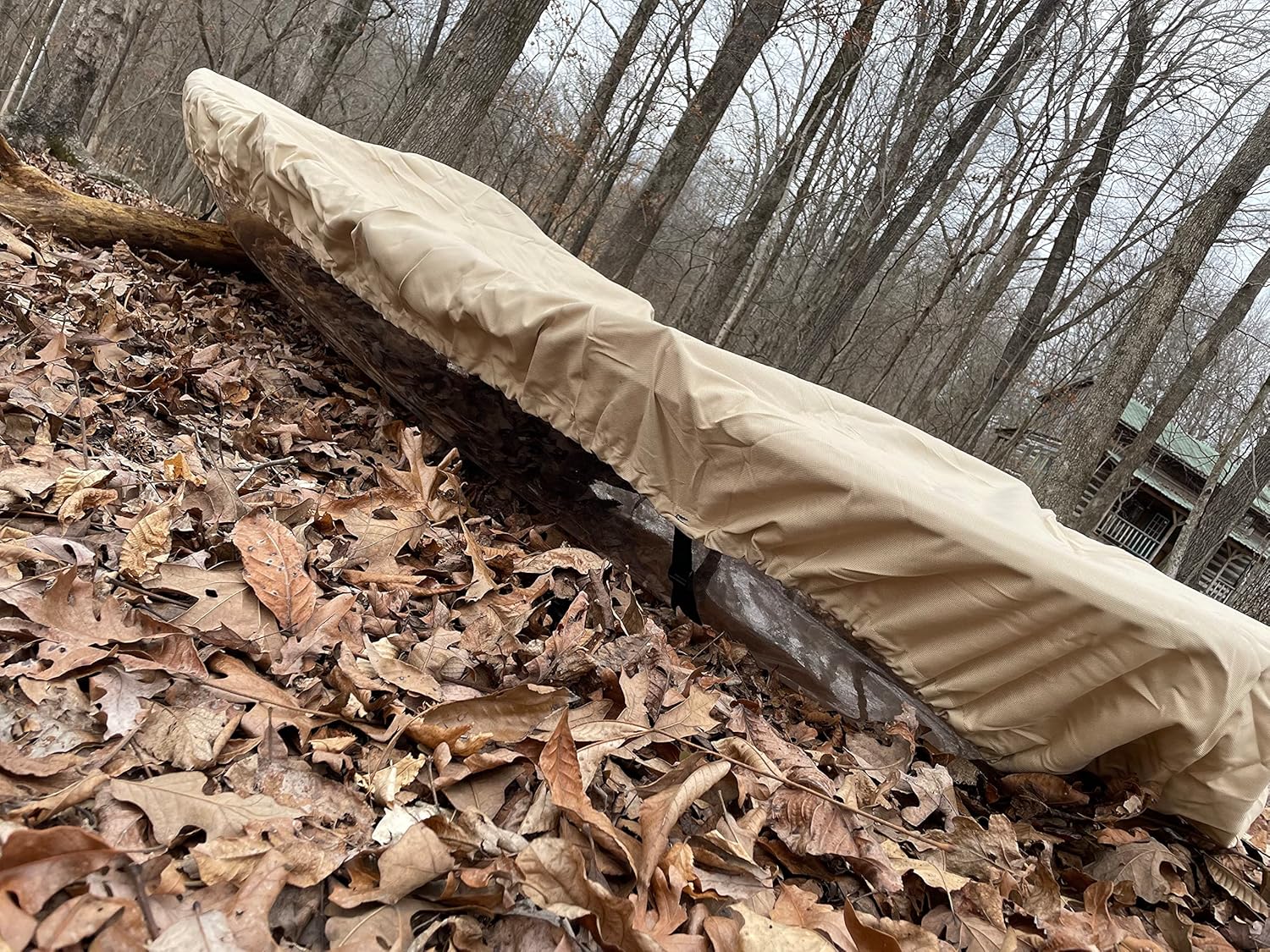 Nature Proof 11′ 12′ Canoe/Kayak Cover for Outdoor Storage, fits 10’1″ to 11′ to 12′ Canoes and Kayaks