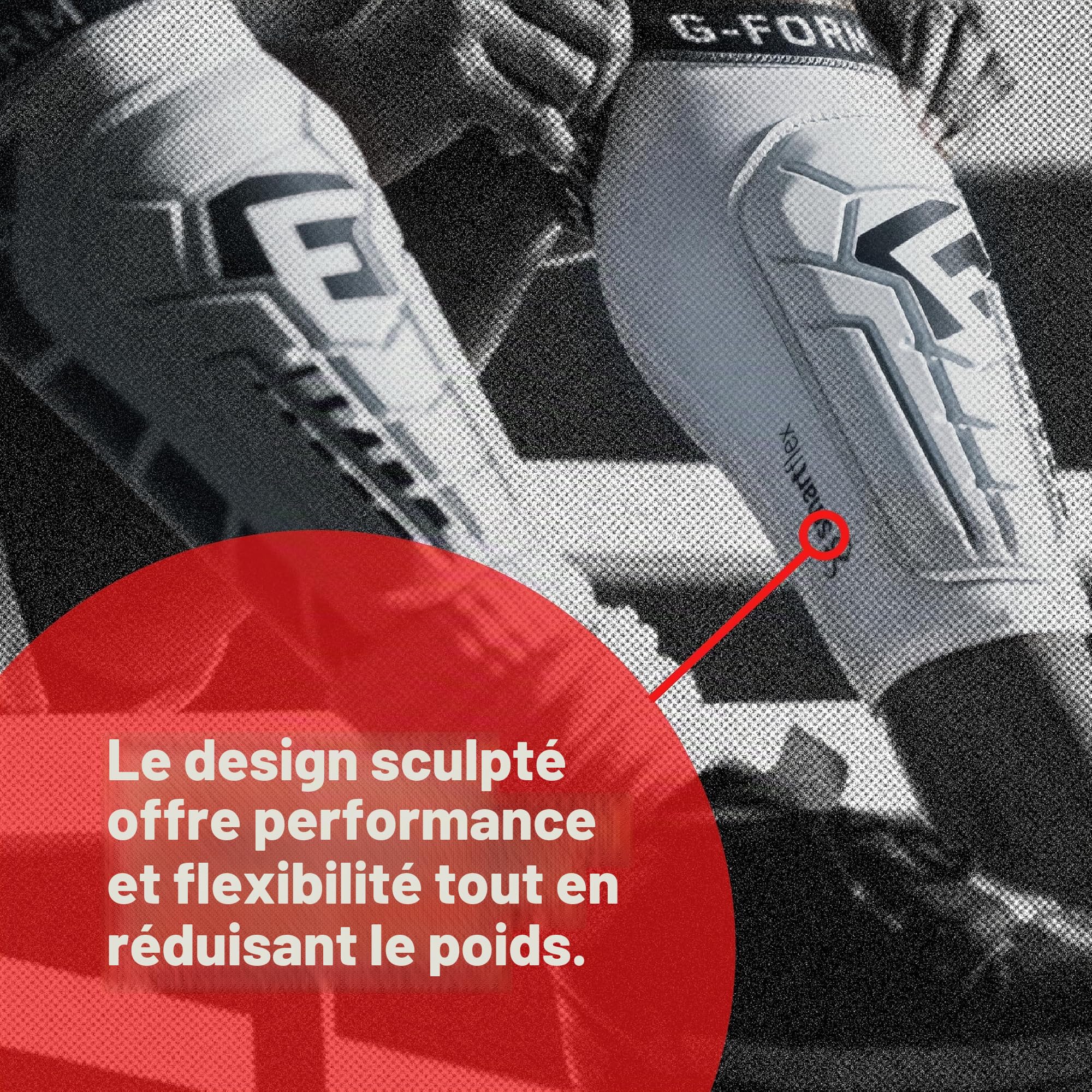 G-Form Pro-S Vento Protège-Tibias, Blanc, Youth S/M