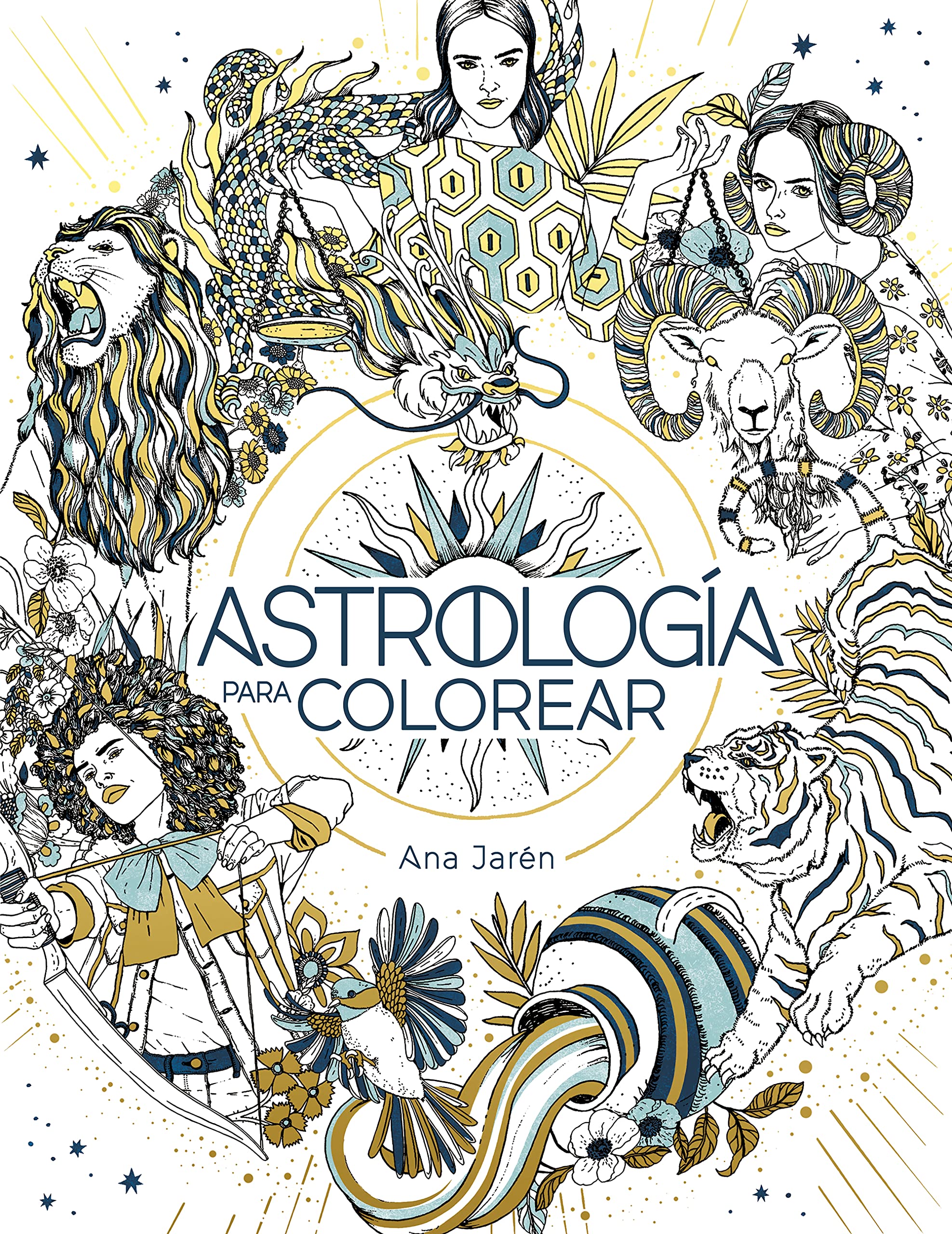 Astrología Para Colorear / Astrology Coloring: Libros para colorear para adultos (Obras diversas)