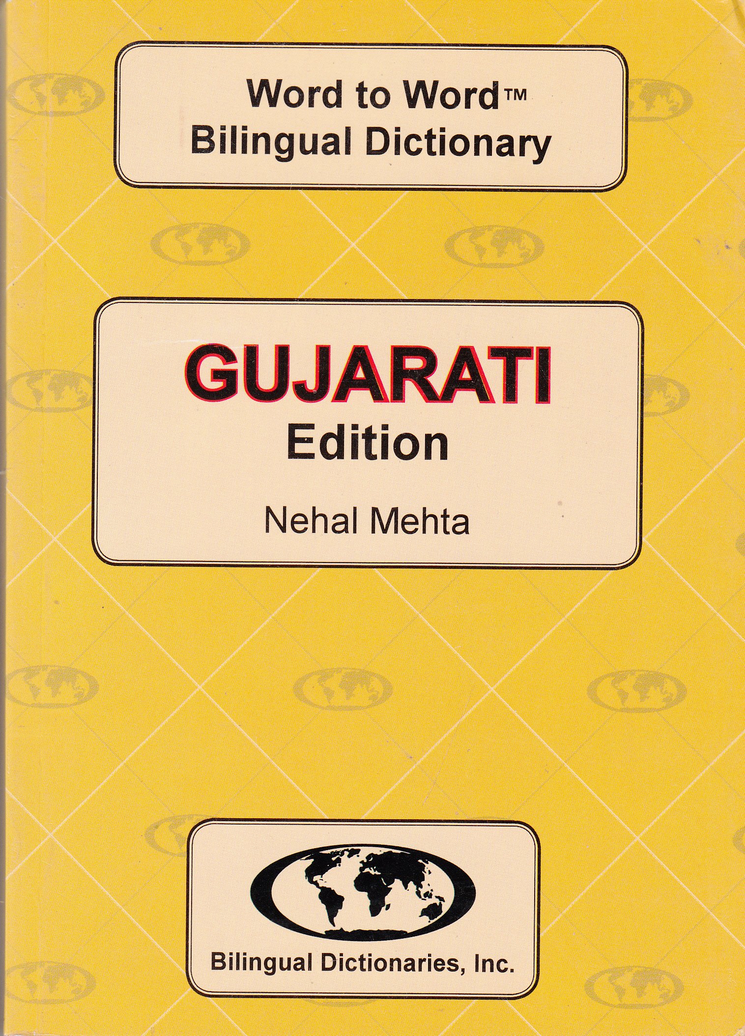 EnglishGujarati  GujaratiEnglish WordtoWord Dictionary by C Sesma PAPERBACK