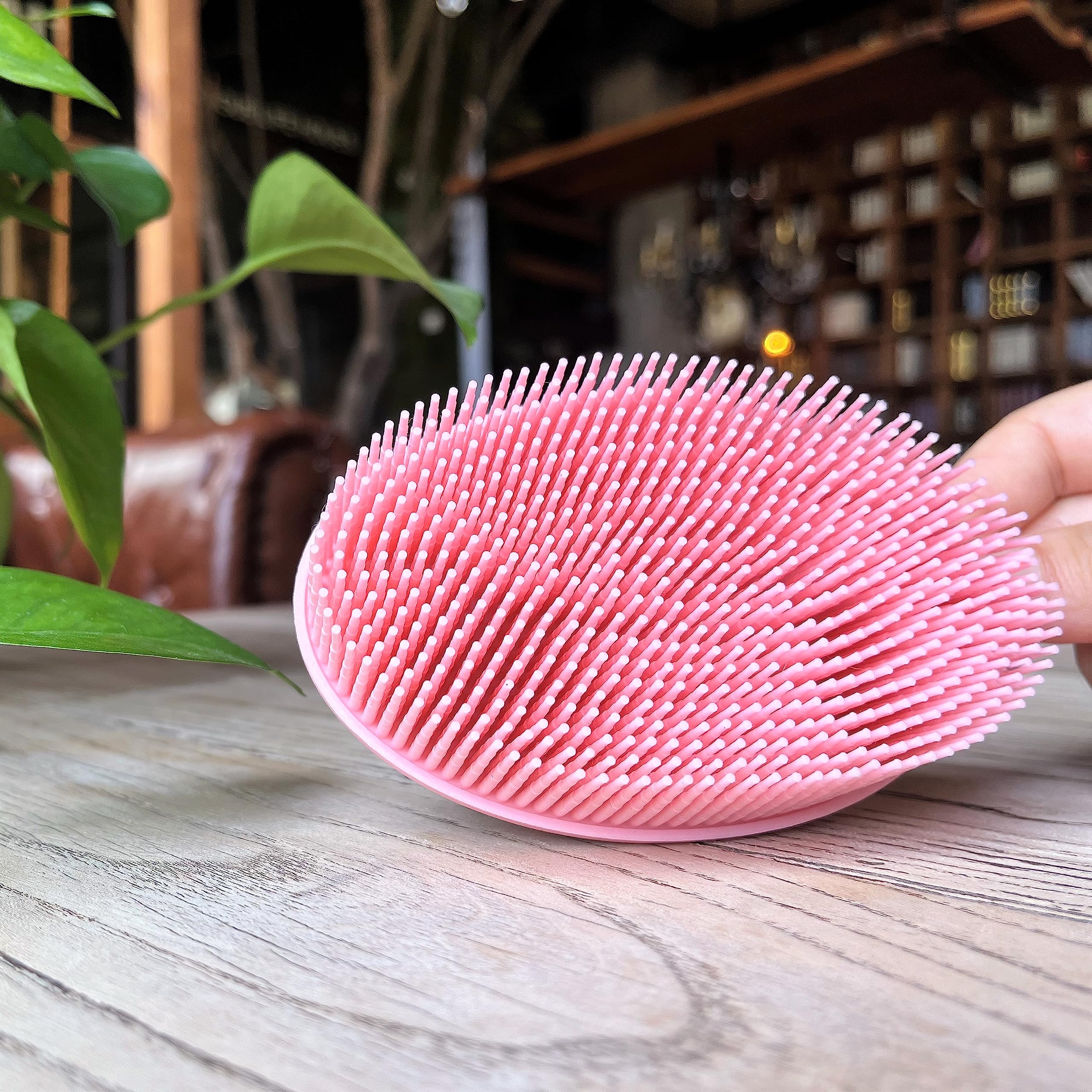 Premium Sensory Brush for Kids or Autism,Soft Silicone Body Scrubber,2 in 1 Sensory Room Occupational Therapy Brushes,Silicone Loofah,Pet Shower Brush Bath Brush Shampoo Brush - Image 4