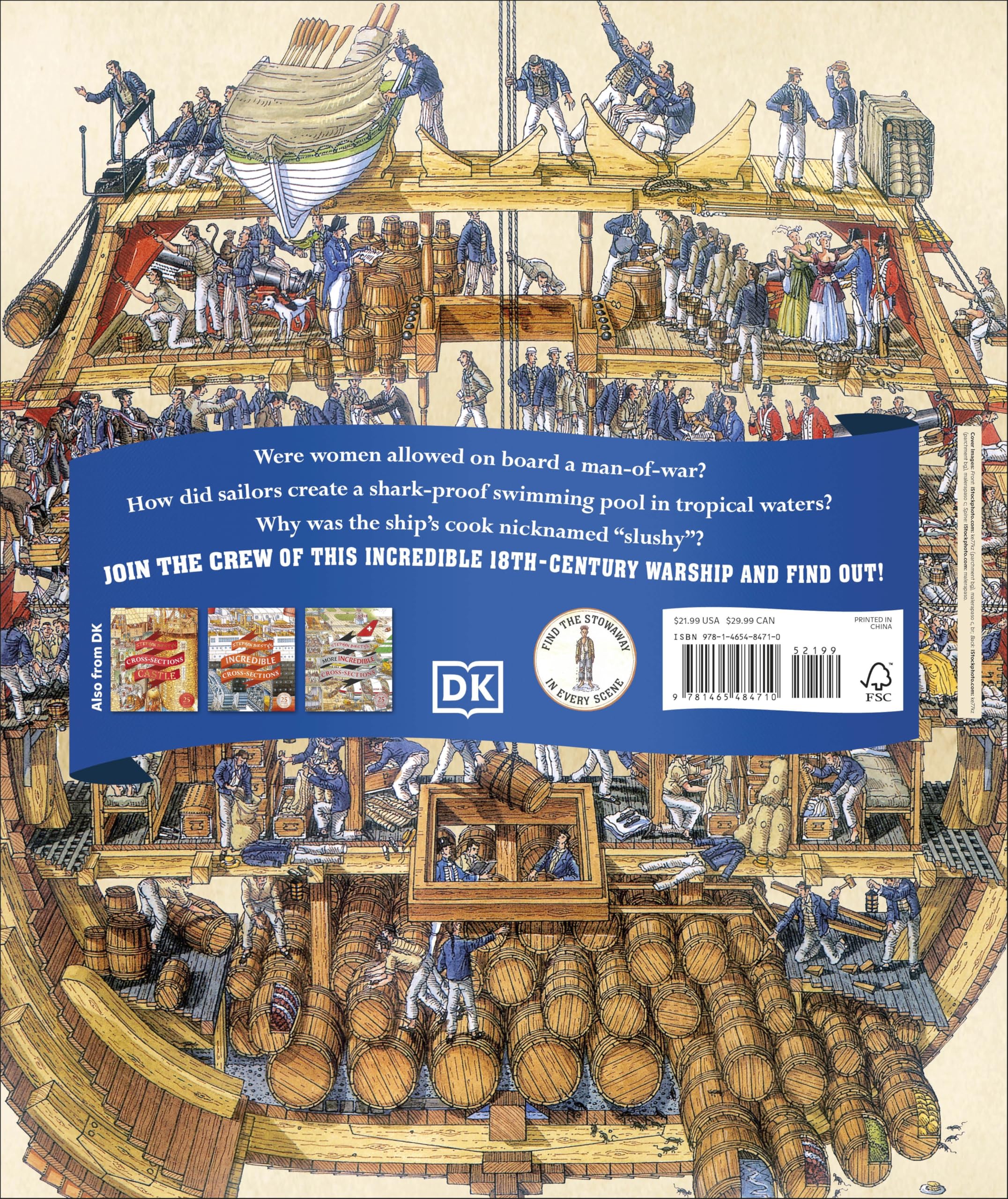 Stephen Biesty's Cross-Sections Man-of-War