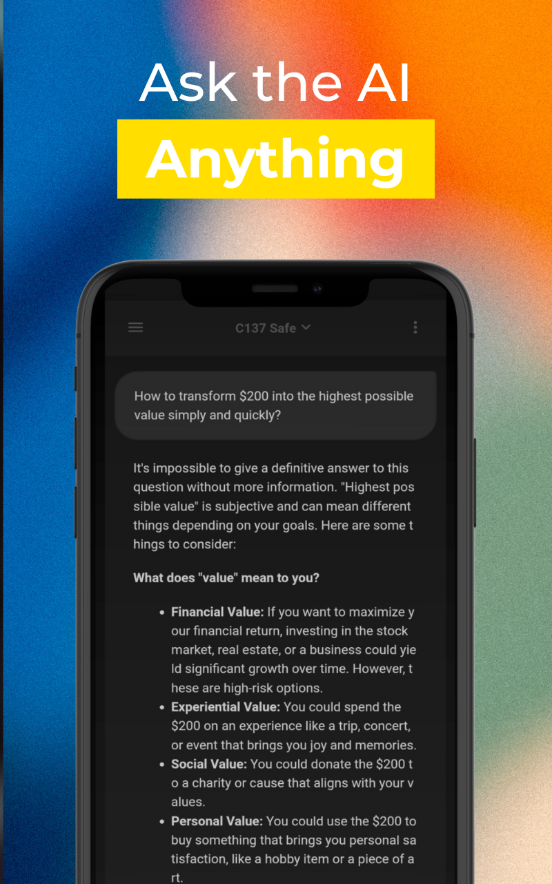 C137 C137 AI - Chat, talk, text - App on Amazon Appstore