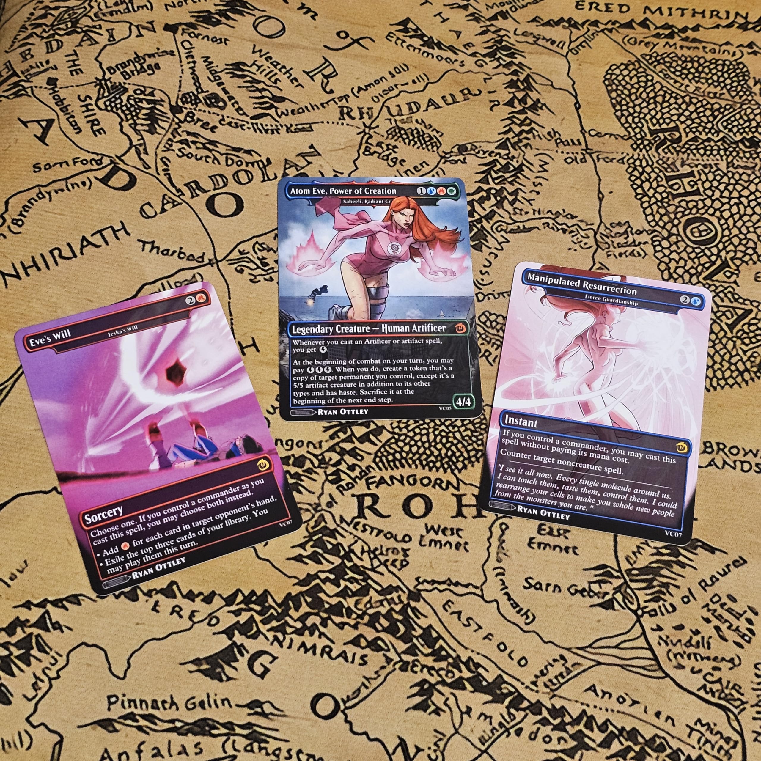 Amazon.com: SliverCreations Magic The Gathering [Invincible Proxy Set:  Conquest's Invasion of Earth!] 8-Card Pack + Bonus Crossover : Toys & Games