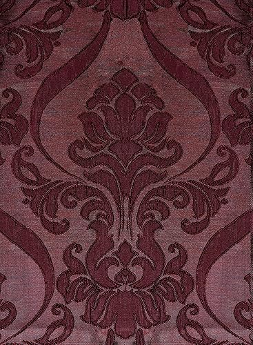 Miniatura 7 de v Panel de cortina jacquard de lujo con cenefa de cascada adjunta, 54 x 84 pulgadas, azul Ashley