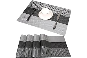 famibay Grey Kitchen Table Mats