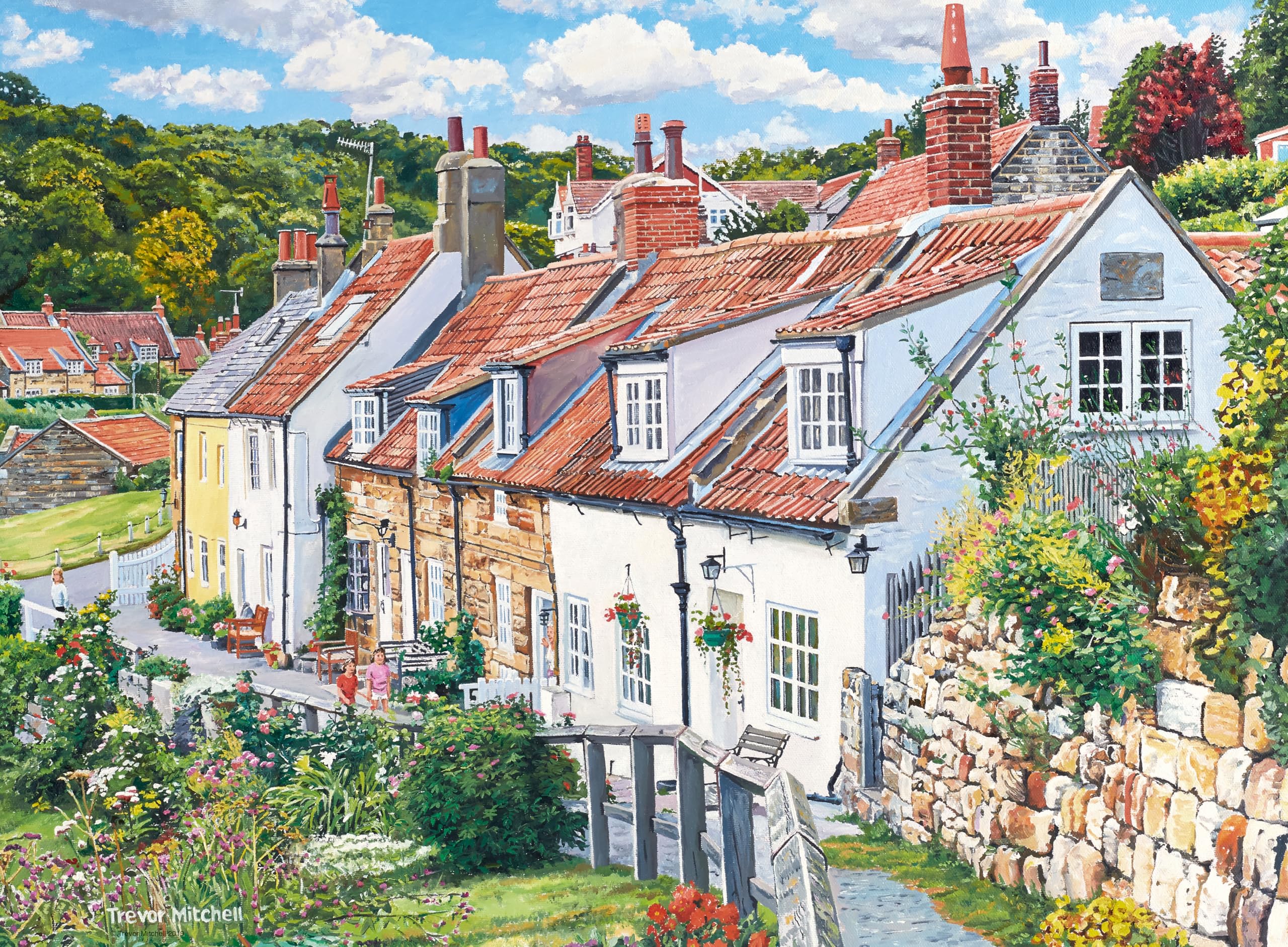 Ravensburger Cosy Cottages No.1 North Yorkshire 2x 500 Piece Jigsaw Puzzle for Adults and Kids Age 10 Years Up
