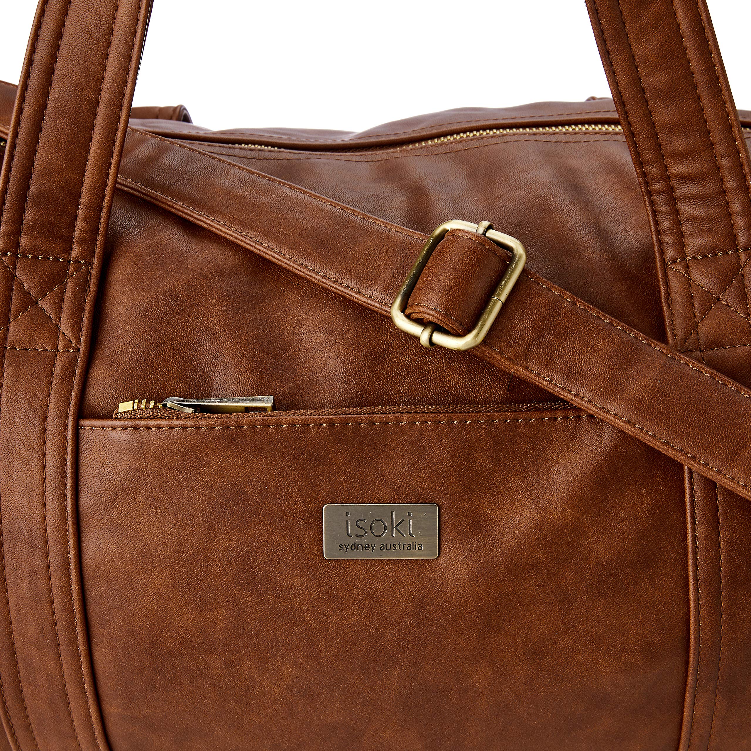 Isoki Duffle style baby change bag, Redwood - Image 2