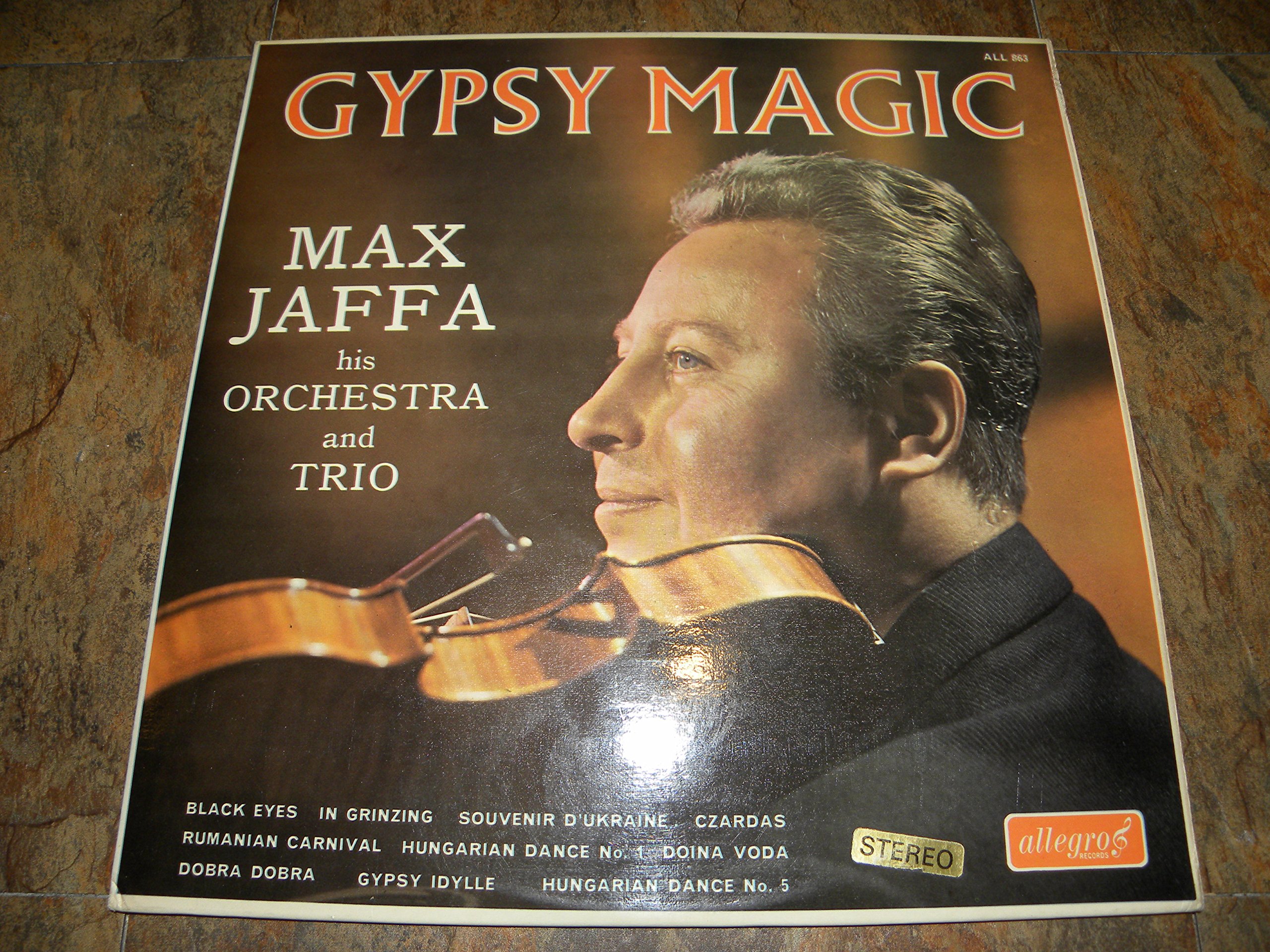 Gypsy Magic Max Jaffa His Orchestra and Trio