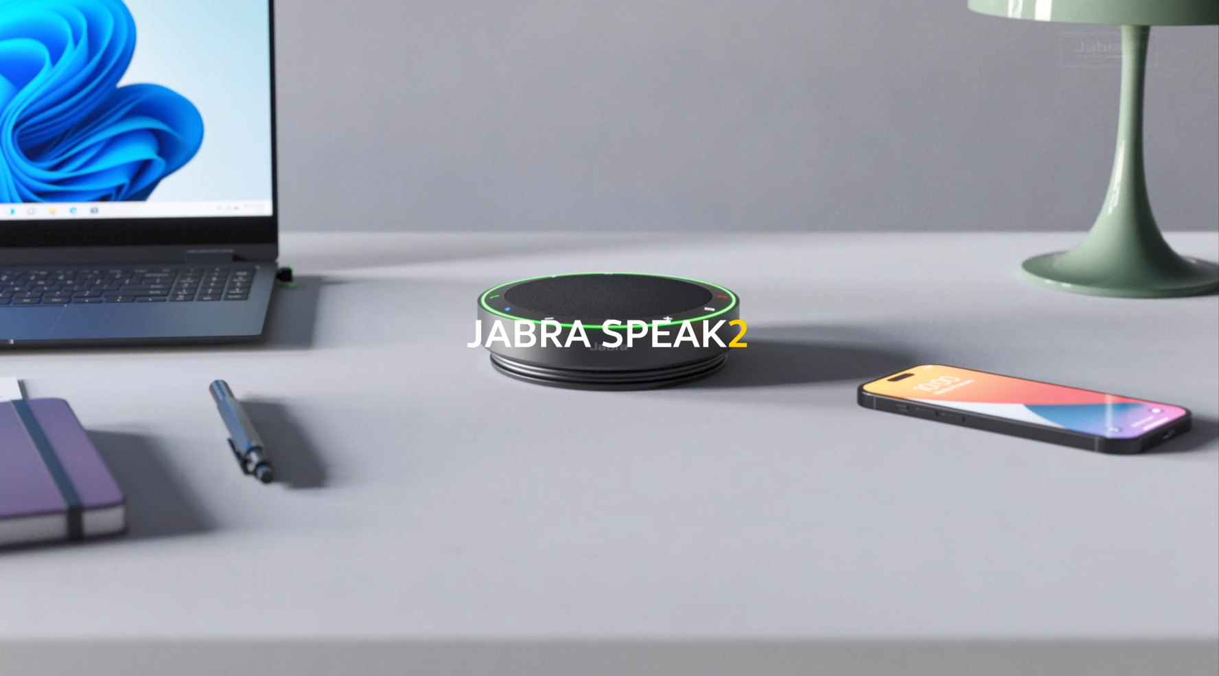 Jabra Speak 2 55 - Viva Voce Bluetooth Per Riunioni Con 4 Microfoni E Cancellazione Rumore