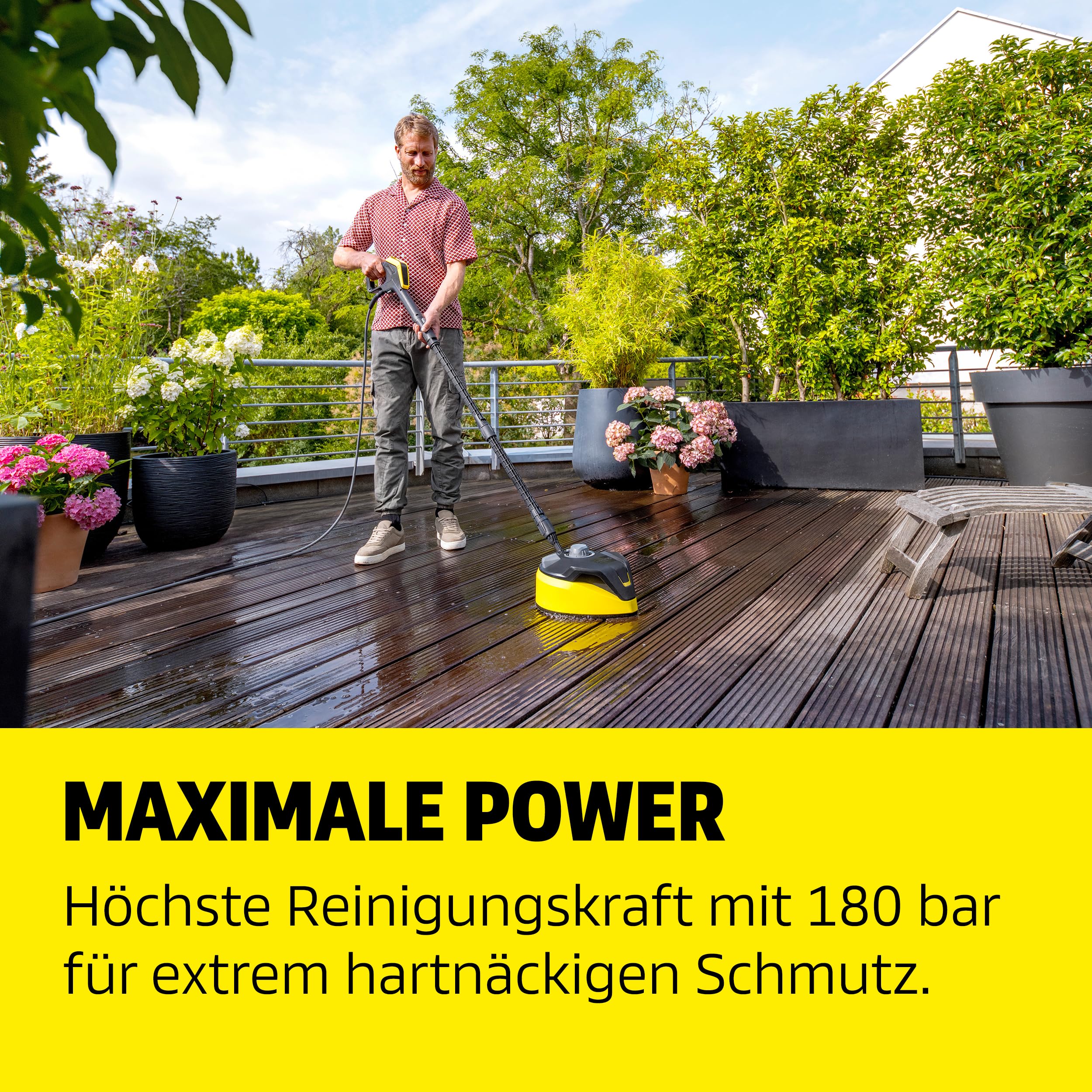 Kärcher Hochdruckreiniger K 7 Comfort Premium Connect Car & Home, max. 180 bar, Fördermenge: 600 l/h, Fläche: 60 m²/h, extra flexibler Hochdruckschlauch, Schlauchtrommel, App-Steuerung, Car & Home Kit
