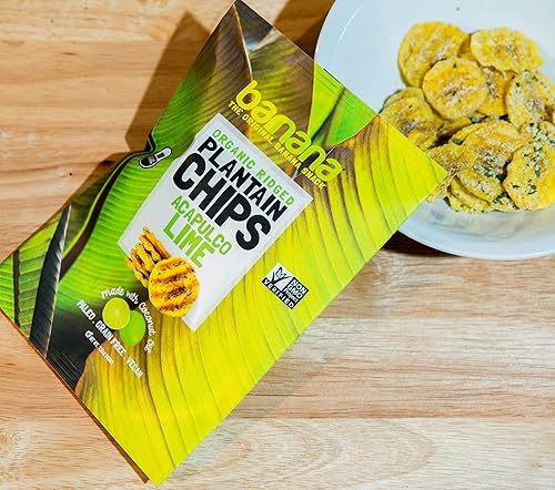 Miniatura 65 de Barnana Patatas fritas de plátano orgánicas, lima Acapulco, tamaño aperitivo, 2 onzas (paquete de 6) – Paleo, vegano, sin granos
