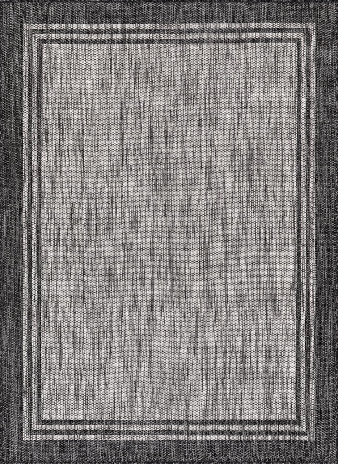 Beverly Rug Indoor Outdoor Rug 5x7, Washable Outside Carpet