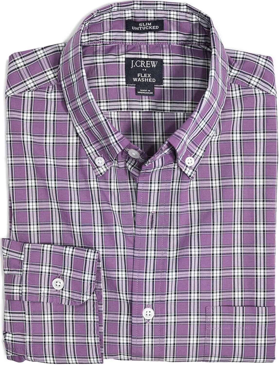 J.Crew Mercantile Men's Long Sleeve Slim Untucked Flex Shirt