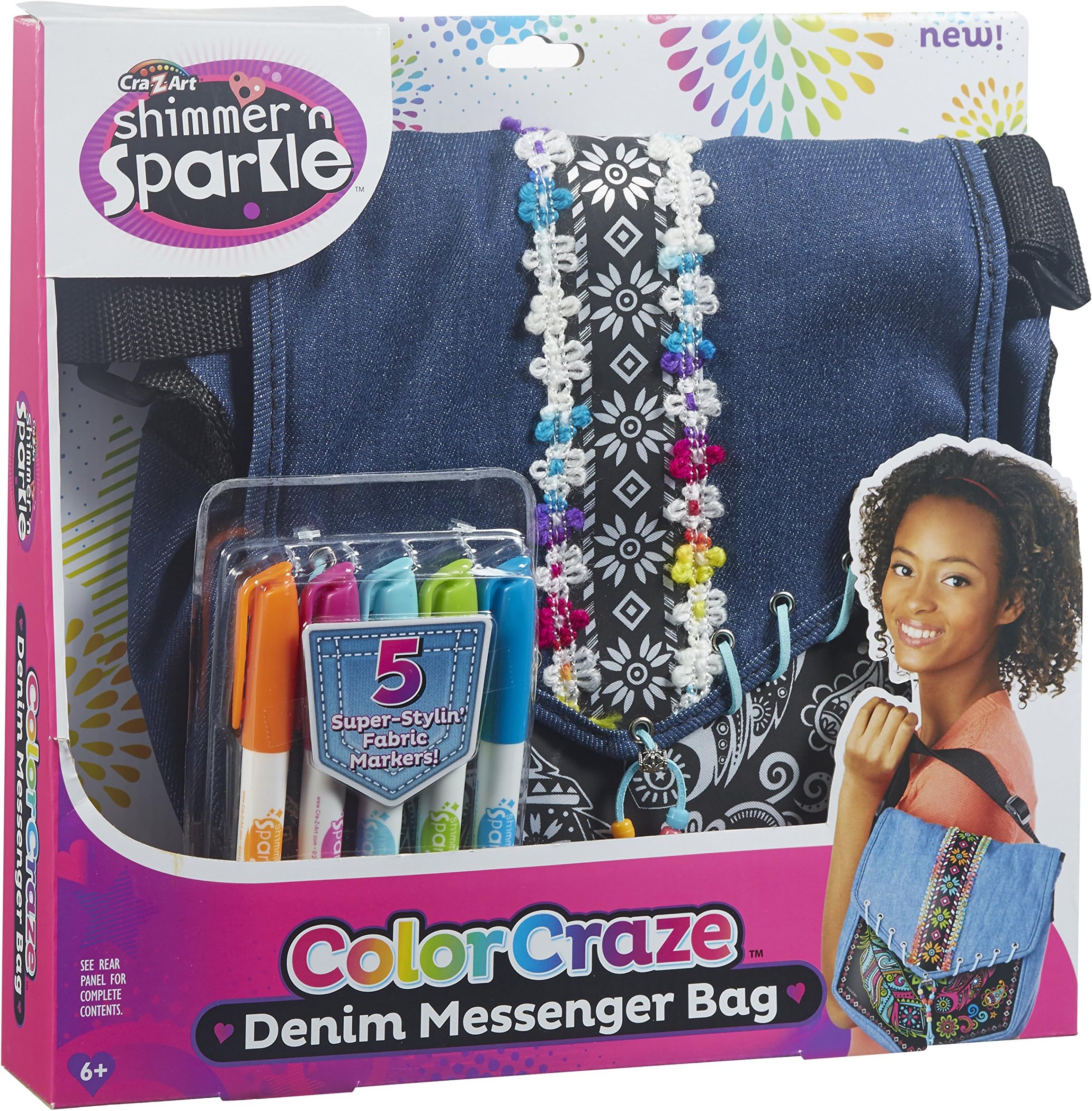 Shimmer and SparkleShimmer and Sparkle 17538 Denim Messenger Bag