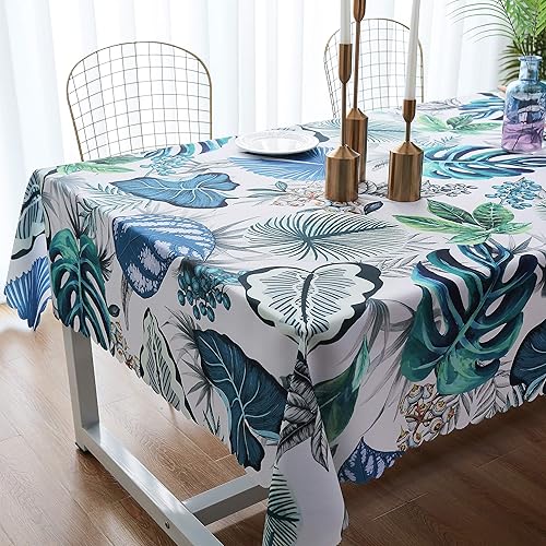 Miniatura 2 de Mantel hecho a mano de diseño original estampado, impermeable, rectangular, ideal para decorar tu cocina, comedor y para usar en interiores y