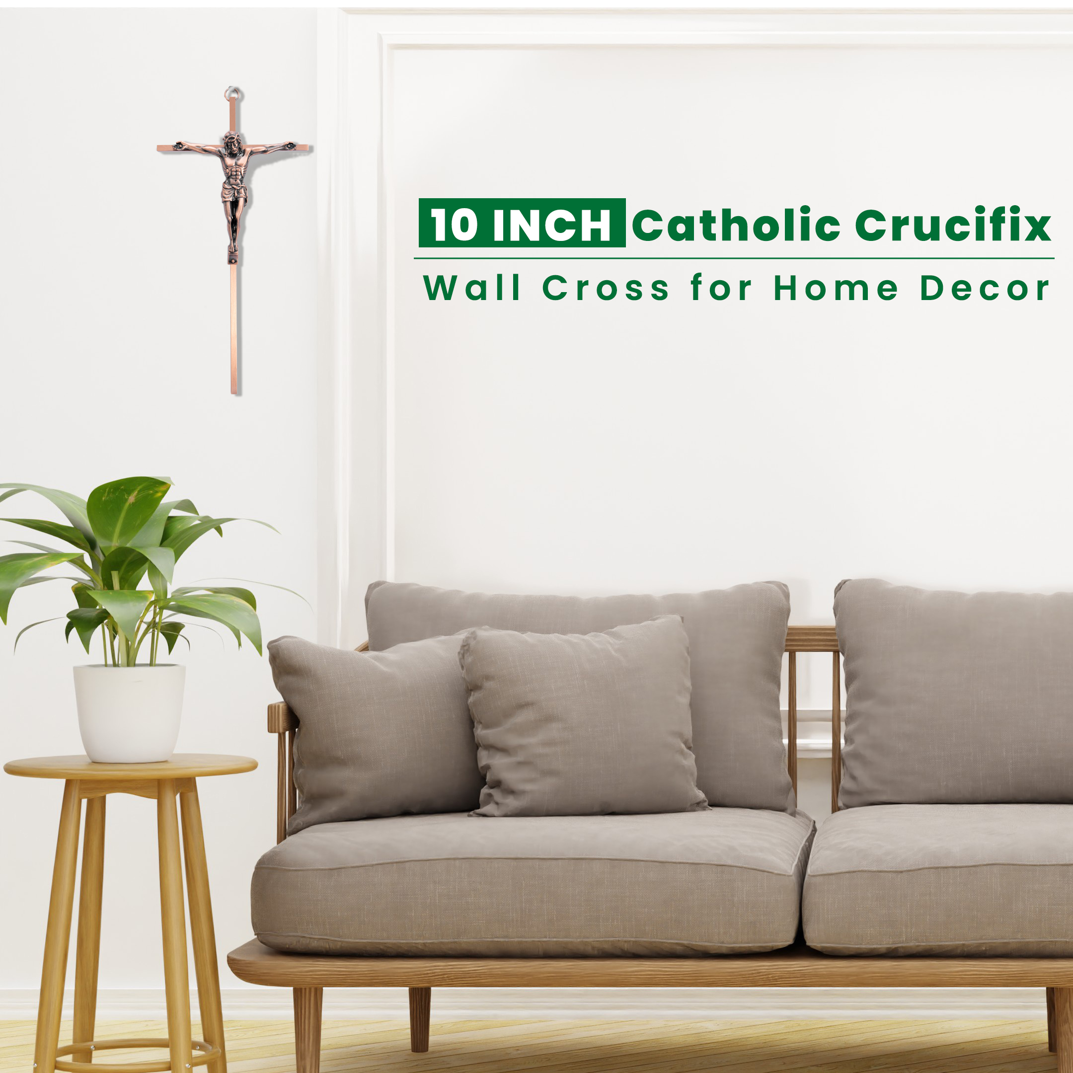 Amazon.com: DCCXN Metal Cross for Wall Decor Catholic, Crucifix