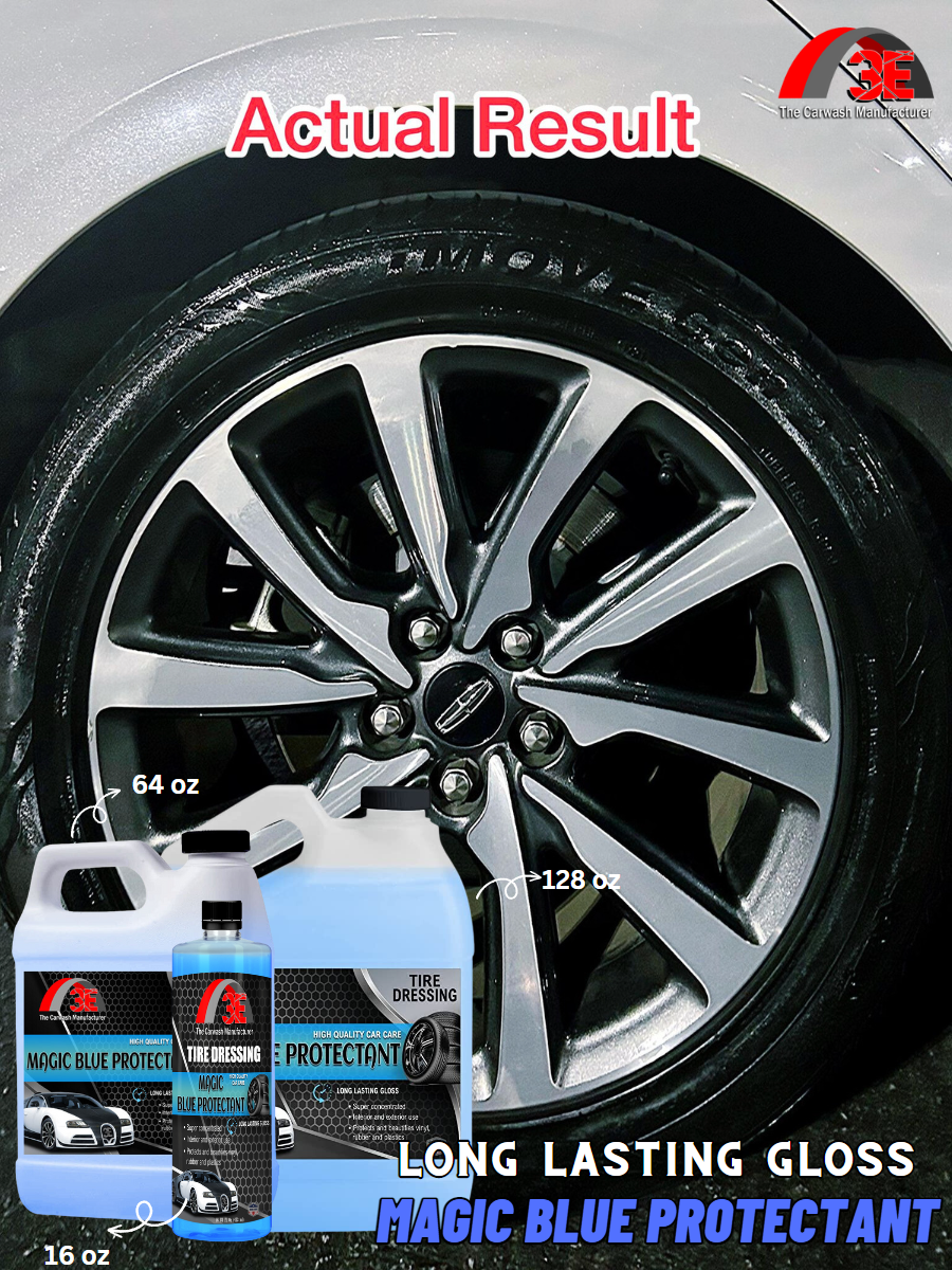 magic blue tire dressing Amazon.com: 3E Magic Blue Protectant 16 oz Tire Coating & Dressing I Extreme Super Shine & Durability Long-Lasting Dressing Protectant for Vinyl, Rubber & Plastics, Dries Fast to The Touch, Non-Greasy 16