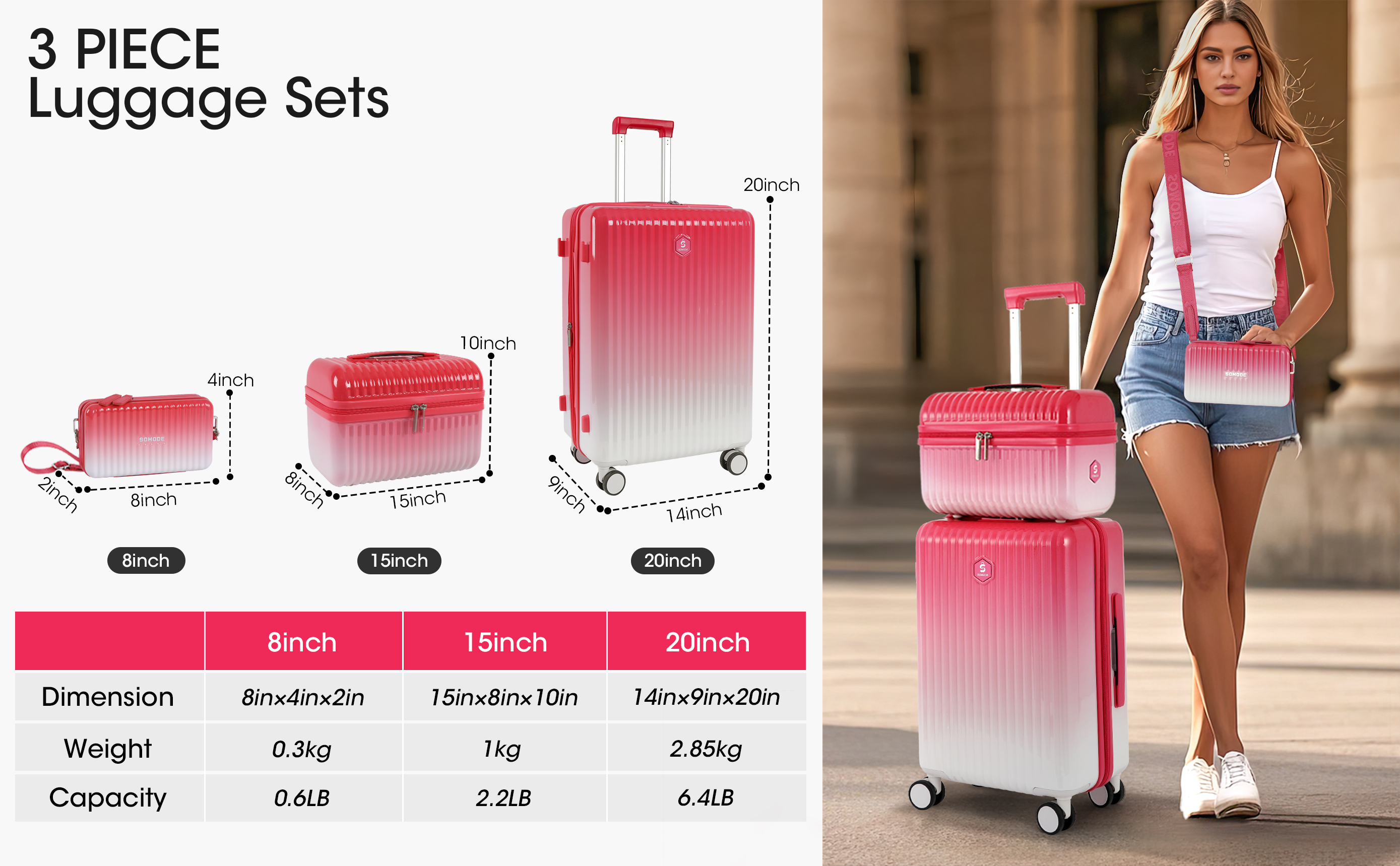 【新品未使用】14th Addiction AURORA TANK(XSサイズ) Amazon.com | Umusjoy Carry on Luggage, International Airline