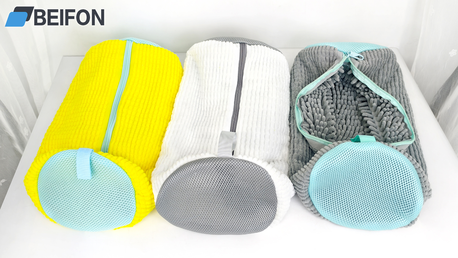 2 Sacchetti Per Lavare Scarpe In Lavatrice - Grigi, Con Cerniera, Pulizia A 360° E Protezione - Foto 10