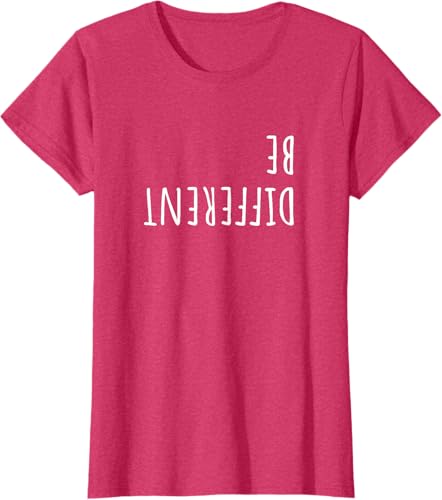 Miniatura 7 de Camiseta para mujer Ser Diferentes Divertidas Sarcastic Backwards Slogan Adolescentes Girls