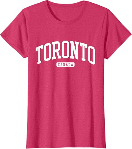 Miniatura 7 de Camiseta estilo universitario de Toronto Canada, Negro -