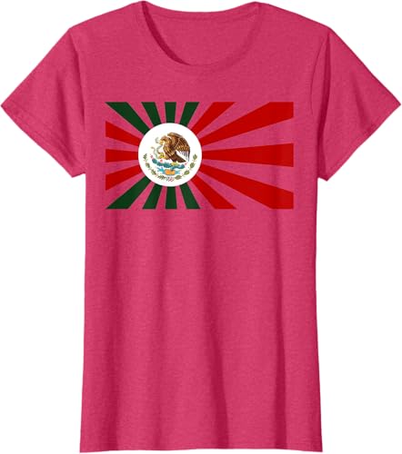Miniatura 7 de Camiseta mexicana japonesa de la bandera japonesa de México Anime Manga Fan Mexicanos, Negro, S