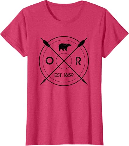 Miniatura 9 de Oregon Beaver State Bear OR Est. 1859 - Camiseta de regalo, gris, S
