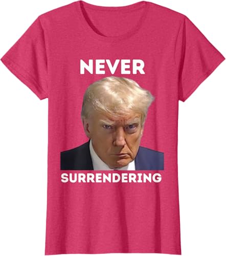 Miniatura 7 de Triumph Never Surrendering - Camiseta Trump Mug Shot, Negro -