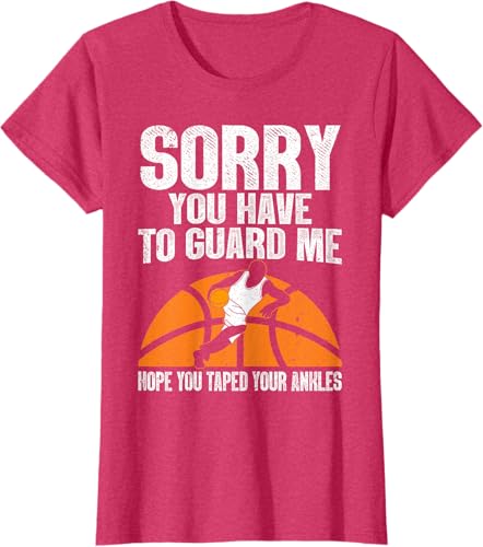 Miniatura 33 de Funny Basketball For Men Women Sports Game Basketball Player T-Shirt Black,Navy Blue,Asphalt Grey,Cranberry Red,Olive Green,Dark Heather