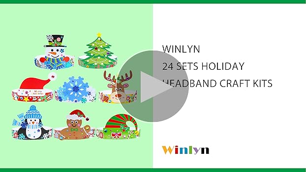 amazon-com-winlyn-24-sets-christmas-craft-kits-winter-crafts-diy-christmas-headbands-craft-kits-snowflake-christmas-tree-foam-stickers-arts-and-crafts-for-kids-holiday-home-classroom-art-activities-party-favors for Free Printable Christmas Headband Craft Amazon.com: Winlyn 24 Sets Christmas Craft Kits Winter Crafts DIY Christmas Headbands Craft Kits Snowflake Christmas Tree Foam Stickers Arts and Crafts for Kids Holiday Home Classroom Art Activities Party Favors : for Free Printable Christmas Headband Craft