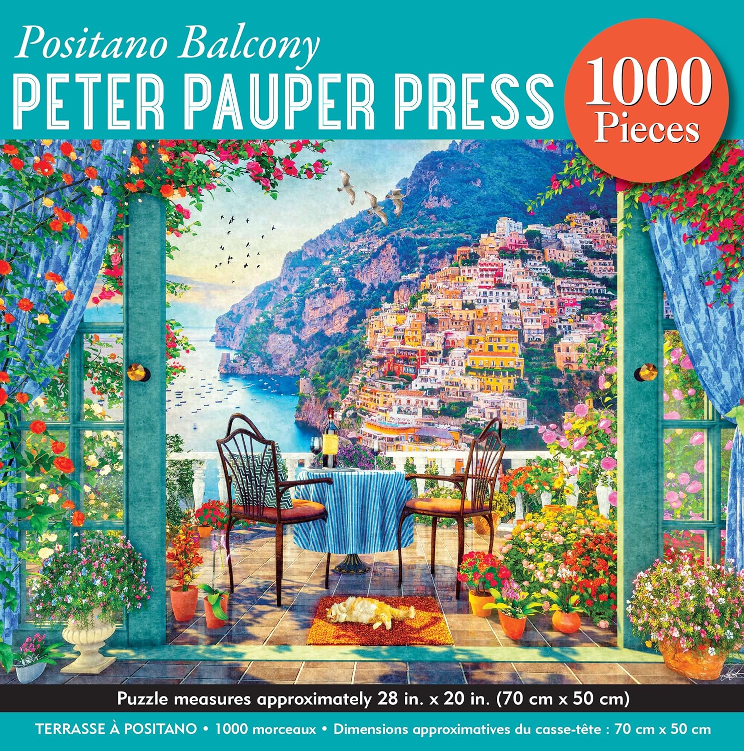 Positano Balcony 1000Piece Jigsaw Puzzle Peter Pauper Press
