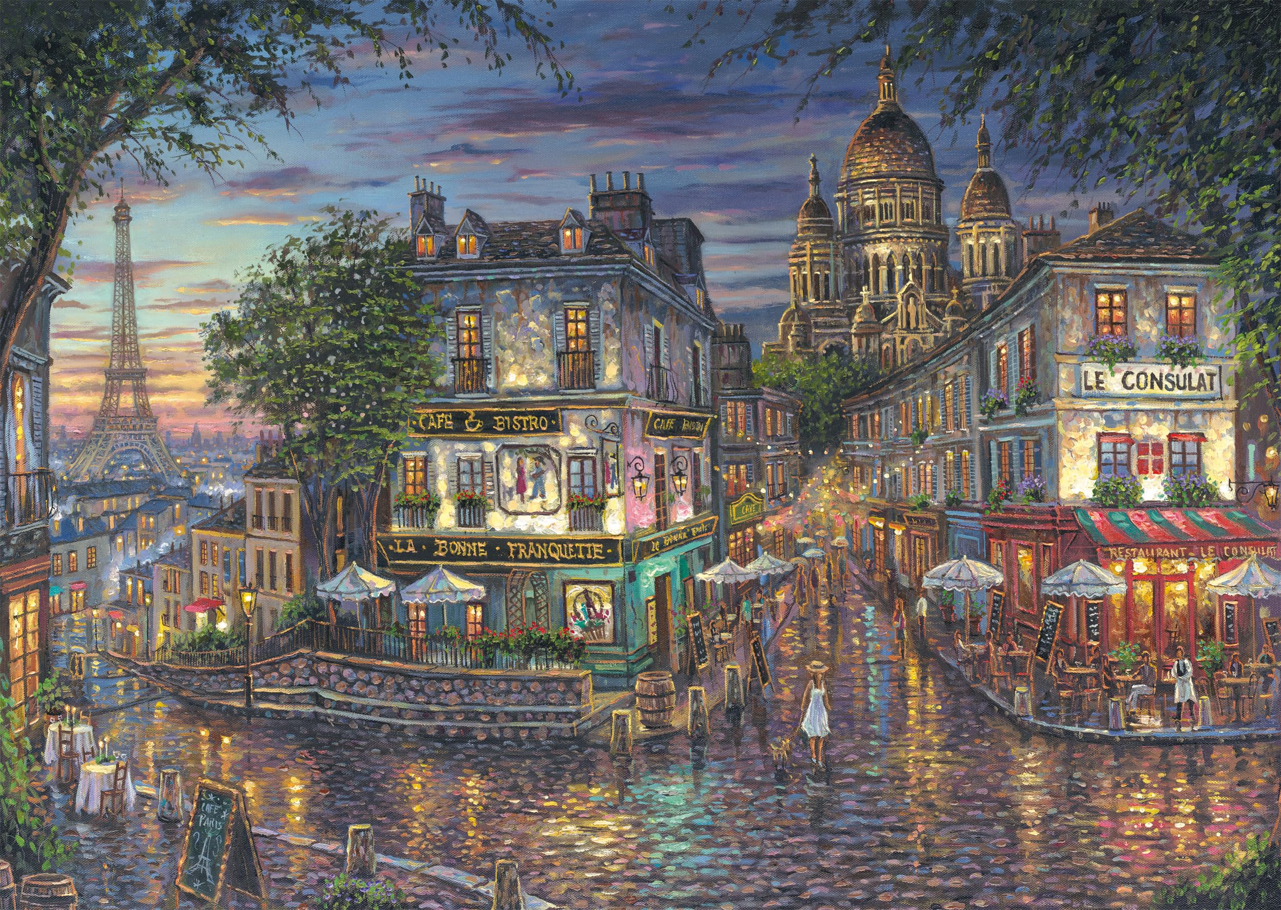 Schmidt Spiele 58645 Montmartre, Robert Finale, 1000 pieces puzzle