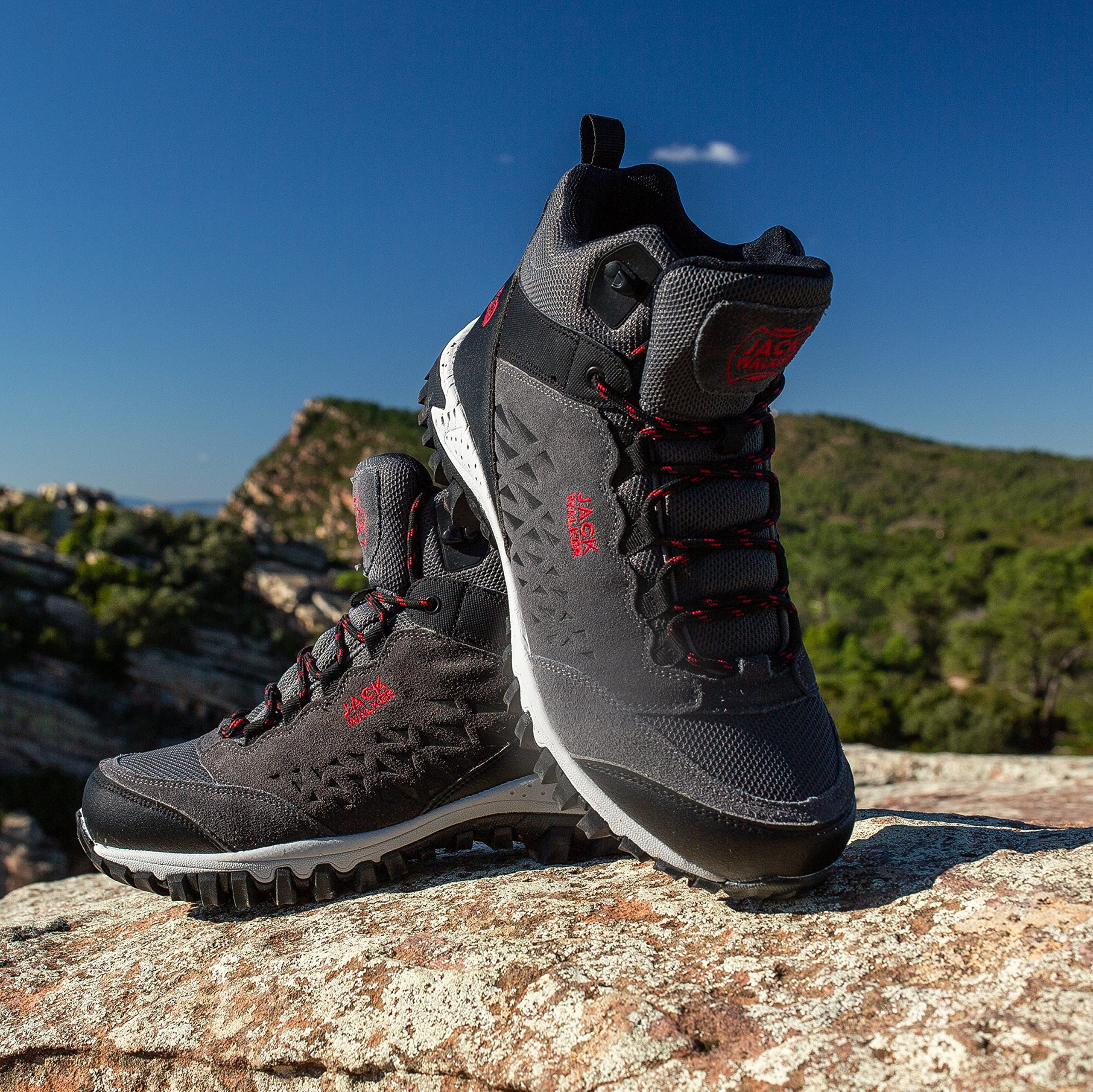 Jack Walkermens Walking Waterproof Boots Lightweight Vent