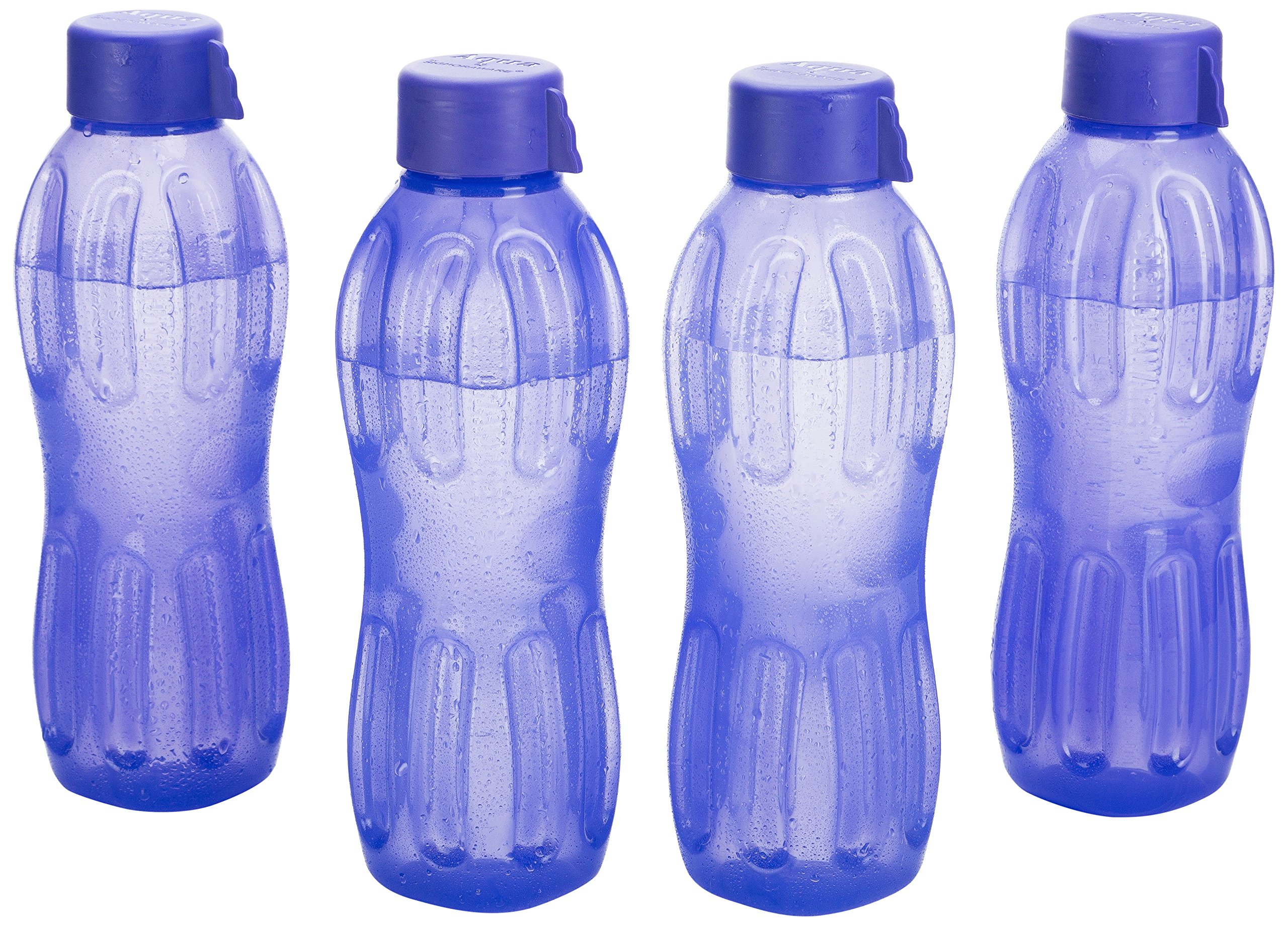 Signoraware Plastic Aqua Fresh Water Bottle, 500ml, Set of 4, Deep Violet (B014R9HB42) Amazon Price History, Amazon Price Tracker