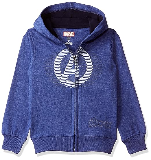 Kidsville Avengers Featured Grey Hoodie for Boys