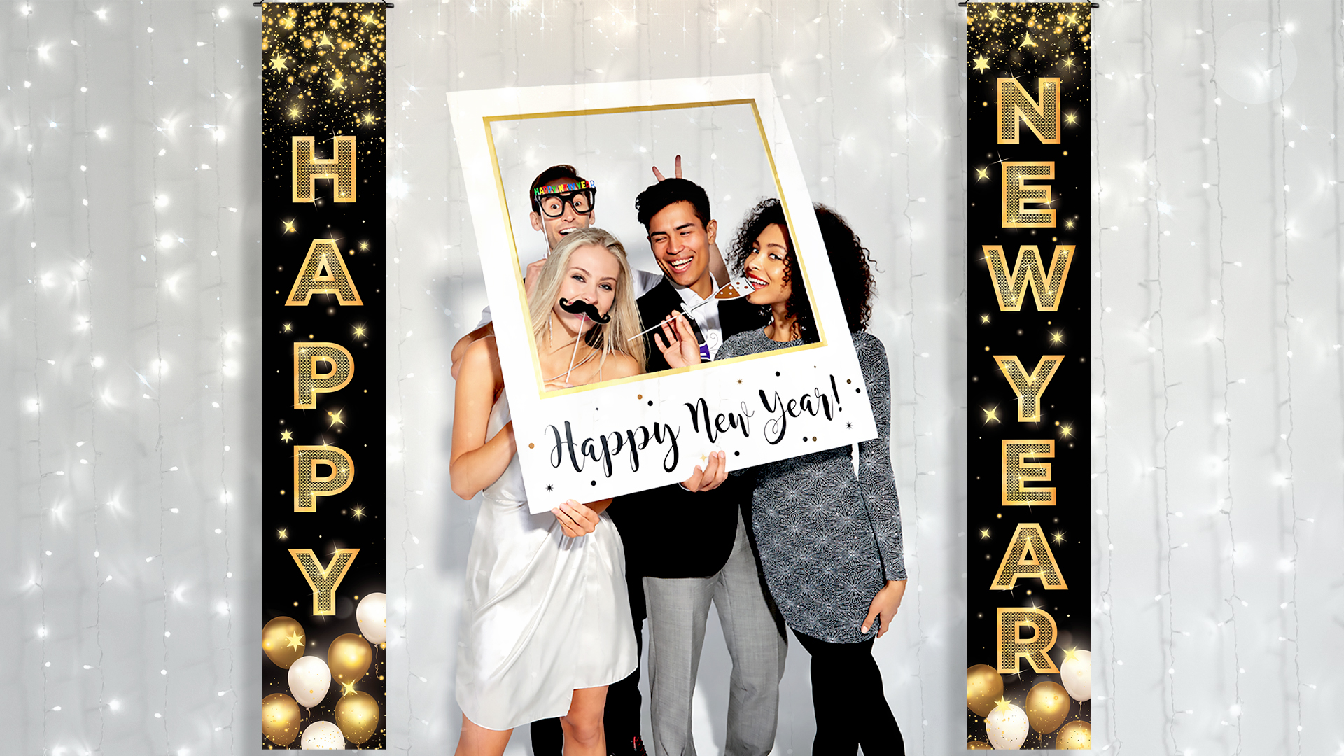 Amazon.com: KatchOn, XtraLarge Happy New Year Banner - 72x12 Inch