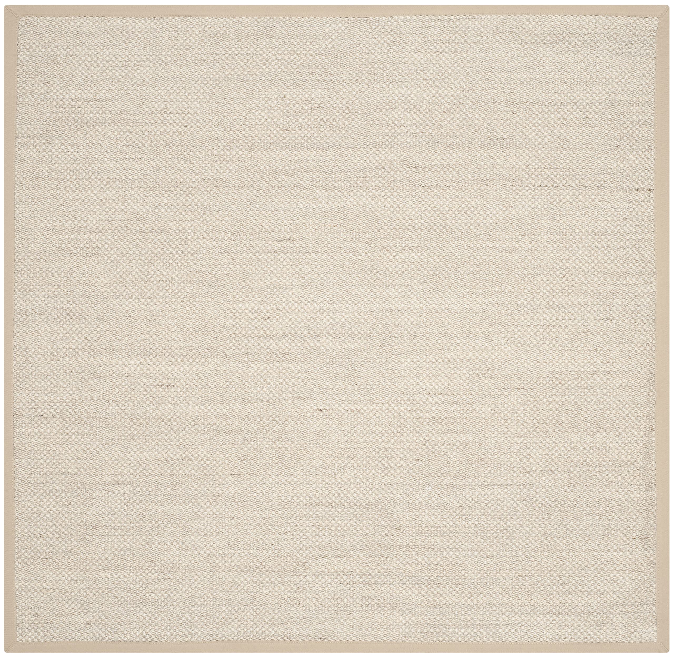 Safavieh Natural Fiber Rug for Living Room Dining Room, Bedroom - Natural Fiber Collection, Short Pile, in Natural, 91 x 91 cm - Image 4
