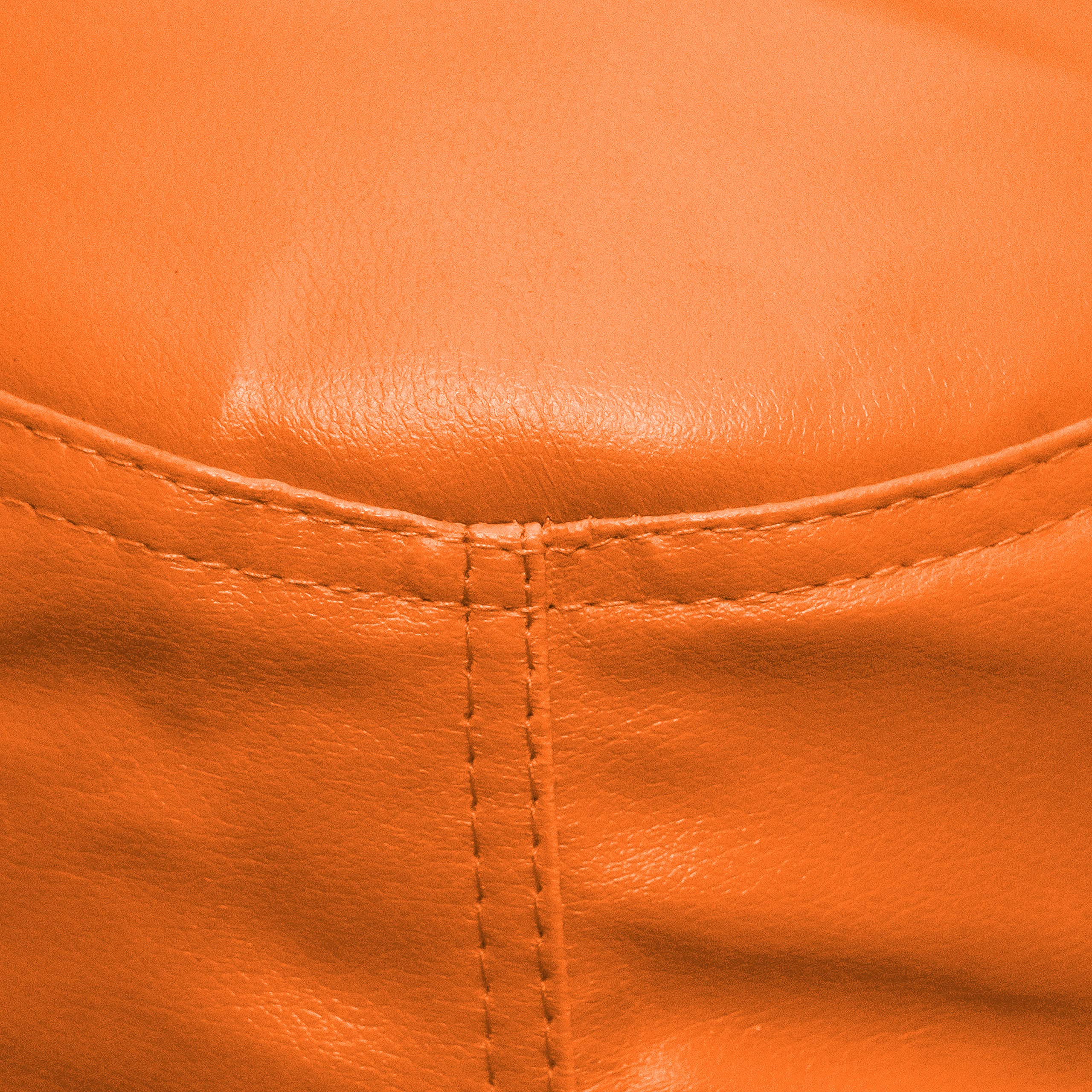 inster BEAN BAG Without Beans with Relaxing Stool (Faux Leather)(Orange)(XXL) 2