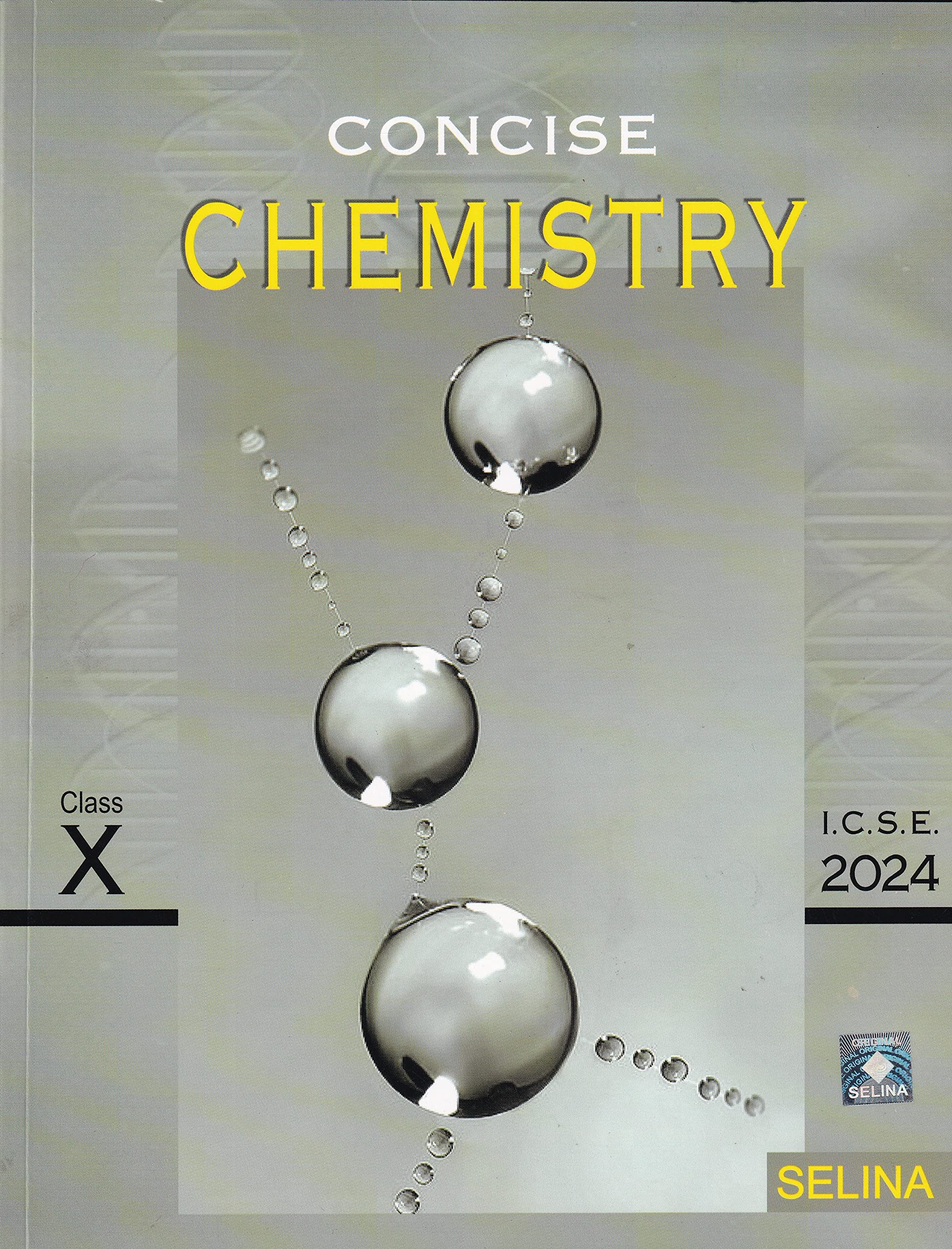 ICSE CONCISE CHEMISTRY CLASS X (2024) Paperback – 30 October 2021