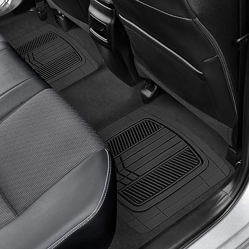 Miniatura 7 de Motor Trend DualFlex - Alfombrillas de goma de dos tonos con forro de carga para maletero, delantero y trasero, se adapta a la mayoría de