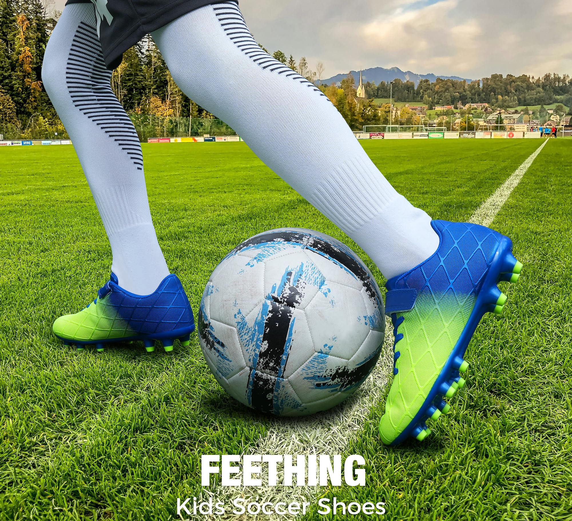 Zapatos de Fútbol para Niños Unisex Al Aire Libre Zapatos de Fútbol para Jóvenes Botas de Fútbol