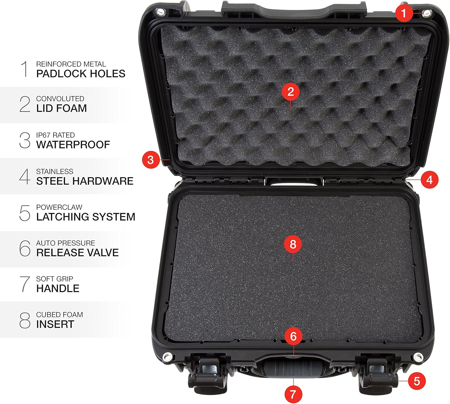 Bеѕt Cуbеr Dеаlѕ 🔥 Nanuk 918 Medium Waterproof Hard Case with Foam Insert 16.9 x 12.9 x 9.3 - Black